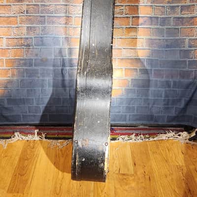 Vintage 1950s High-End Archtop Case (L5) Black image 4