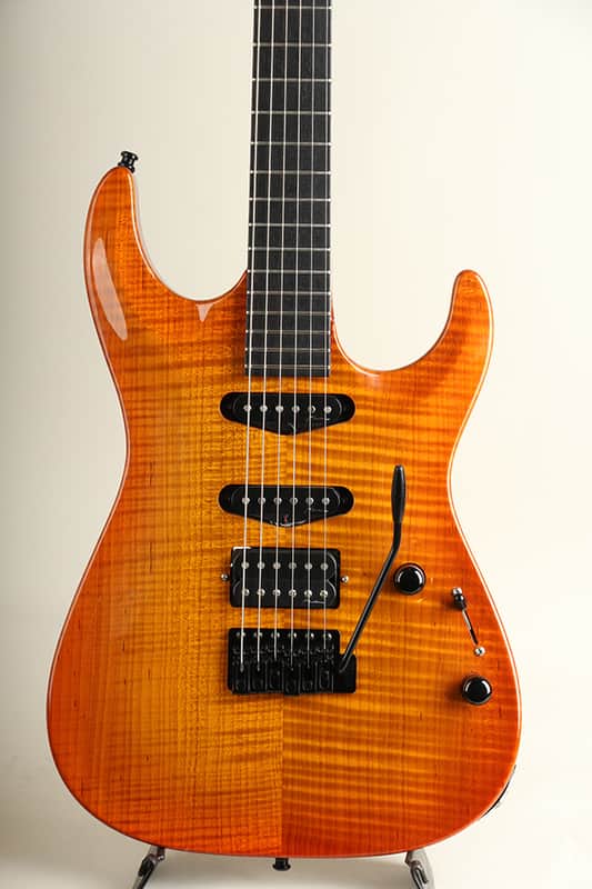 Marchione Carve Top Figured Maple S-S-H / Amber Burst 2018 image 1