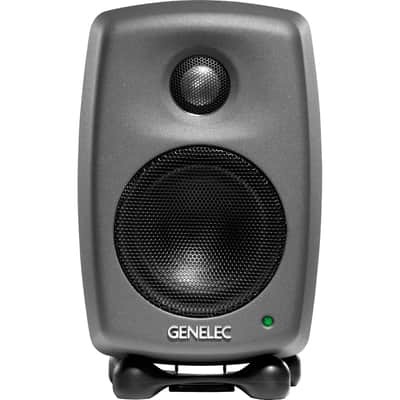Genelec 8010A 3" Active Studio Monitor (Dark Grey) (Open Box, Brand New) image 2