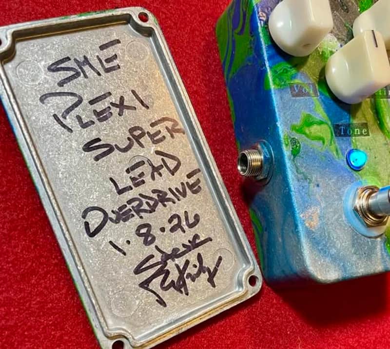 PLEXI SUPERLEAD OVERDRIVE PEDAL with TRUE BYPASS & SUPER BLUE LED by STEVE MCKINLEY ELECTRONICS CUSTOM SHOP *RARE* image 1