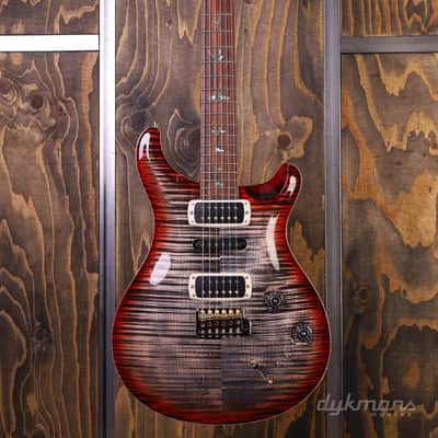 PRS Wood Library Modern Eagle V Charcoal Cherry Burst image 2
