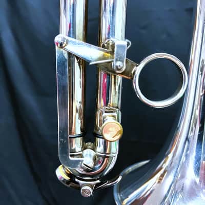 Besson Boosey & Hawkes Sovereign Cornet • Silver-Plated Eb image 9