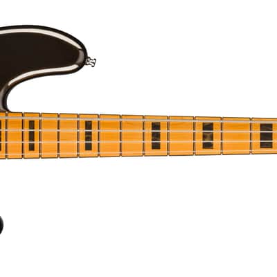 Fender E114-Fender American Ultra Jazz Bass®, Maple Fingerboard, Texas Tea image 1