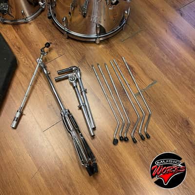 Pearl Export Chrome Mirror 10 12 13 16 16 22 + 1 Cymbal Stand image 8