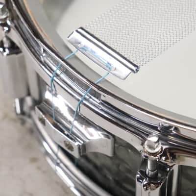 Rogers 5x14" Powertone 8 Lug Snare Vintage 1960's Black Diamond Pearl image 11