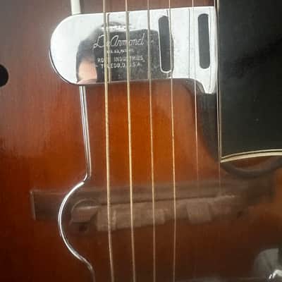 Gibson L50 Archtop Acoustic Guitar 1955 W/ DeArmond Pickup - Sunburst image 11