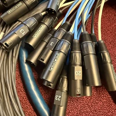 Whirlwind 24 Channel XLR-TRS Snake - Blue image 2
