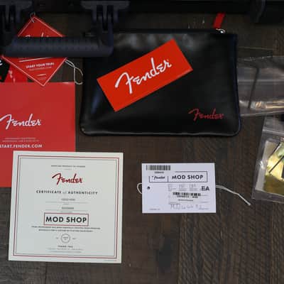 Unplayed! 2026 Fender Mod Shop Stratocaster w/ Rosewood Neck Electric Guitar Walnut w/ Gold + COA OHSC image 2