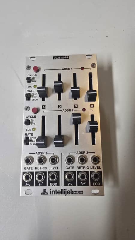Intellijel Dual ADSR Eurorack Synth Module 2015 - 2018 - Silver image 1