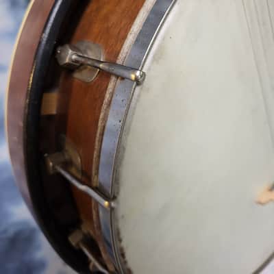 Vintage 1952 Kay Model K-54 5 String Banjo New Strings Pro Setup NOS Soft Shell Case image 4