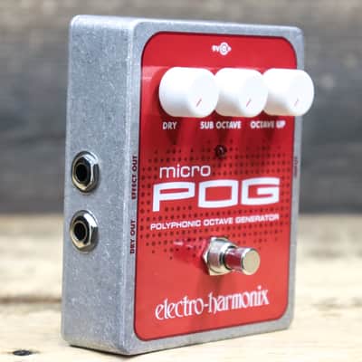 Electro-Harmonix Micro POG Polyphonic Octave Generator Compact Effect Pedal image 3