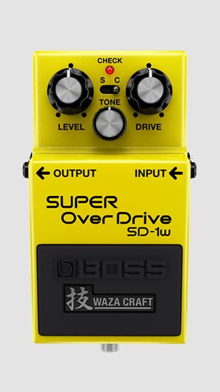 Boss SD-1W Super OverDrive Waza Craft (2025) - Yellow
