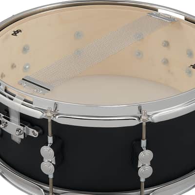 PDP Concept Maple 5.5x14 Satin Black FinishPly Snare (PDCM5514SSBK) image 6