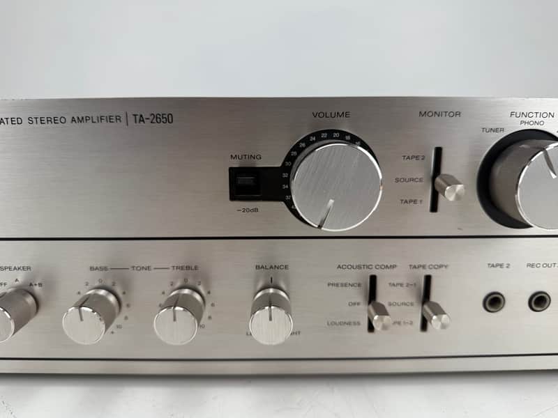 Sony TA-2650 Integrated Stereo Amplifier - Serviced | Reverb