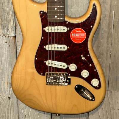 Squier Classic Vibe '70s Stratocaster Electric Guitar By Fender Natural, In Stock Includes Pro Setup & Ships Ultra Fast ! image 4