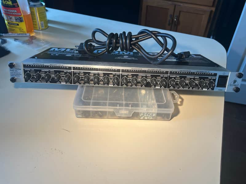 Behringer Multicom Pro-XL MDX4600 4-Channel Audio Interactive Dynamics Processor w IEC power cable & rack mount bolts/washers image 1