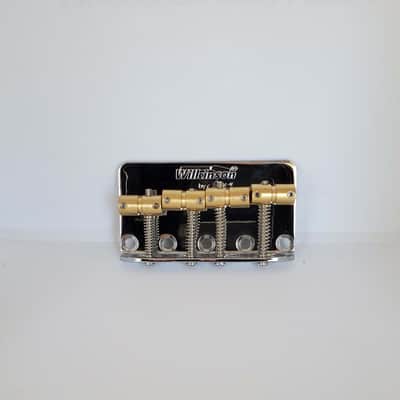 Wilkinson WBBC 4 string Bass Bridge - Chrome image 2