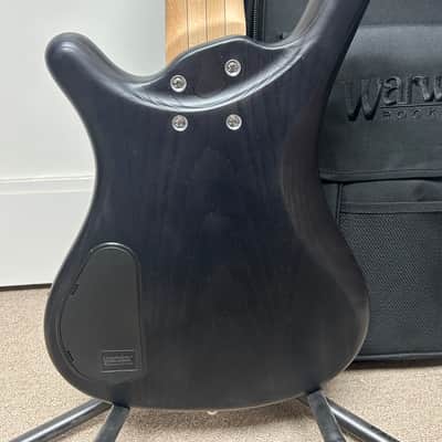 Warwick RockBass Corvette $$ 5 String Fretless Bass 2025 - Nirvana Black Transparent Satin image 4