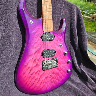 Ernie Ball Music Man JP15 2025 - Purple Maple Quilt image 4