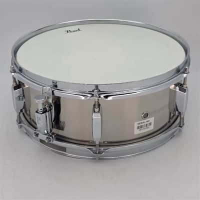 Used Pearl Steel Snare Drum 13x5 - Good image 5