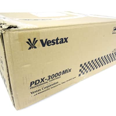 Vestax PDX-3000 MIX Pro DJ Turntable Direct Drive MIDI w/ Original Box & Cartridge RARE Nice! image 13