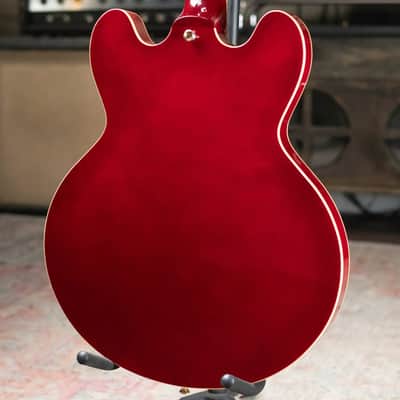 Epiphone Jorma Kaukonen Signature JA-Riviera, Cherry w/ Hardshell Case - Used image 2