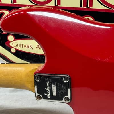 Jackson USA Custom Shop Dinky HH Guitar with Case - Red image 12