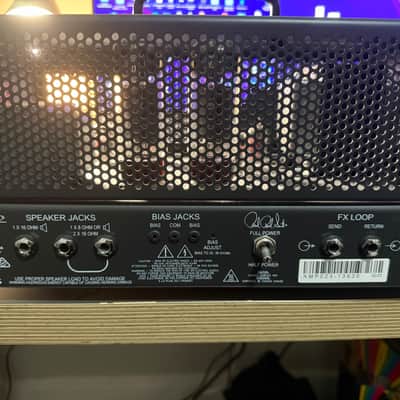 PRS MT 15 V1 Mark Tremonti Signature 2-Channel 15-Watt Guitar Amp Head 2018 - 2024 - Black image 2