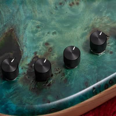 【new】Capurso Guitars / Spiral Deluxe 5st Burl Top Sea Green Burst 3.795kg 【GIB Yokohama】【price included SHIPPING & IMPORT TAX & VAT】 image 9
