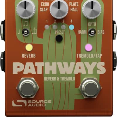 Source Audio Pathways Reverb + Tremolo Pedal image 1