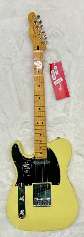 Mint Fender Player II LEFTY Telecaster guitar, Maple Fingerboard, Hialeah Yellow -MIM image 1
