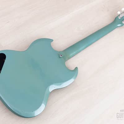 1963 Gibson Les Paul SG Junior Vintage Guitar Pelham Blue w/ Case image 13