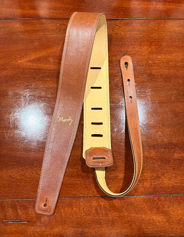Moody Guitar strap - Brown image 1
