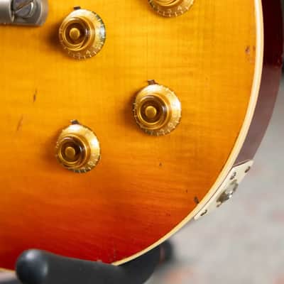 Gibson Custom Shop 1959 Les Paul Standard BOTB Page 116 Murphy Lab Heavy Aged Electric Guitar - Sunburst with Hardshell Case image 18