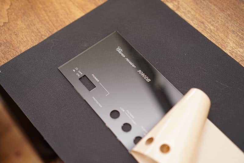 Sansui 9090DB new reproduction faceplate acrylic image 1