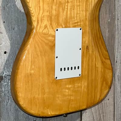 Nice 1977 Fender Stratocaster  Natural with Maple Fretboard , Great Player Includes Pro Setup & Original Hard Shell Case ! image 13