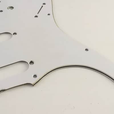 Vintage Spec Fender Old Style Guitar Lefty Strat Pickguard 3-ply Aged Relic 62RI image 7