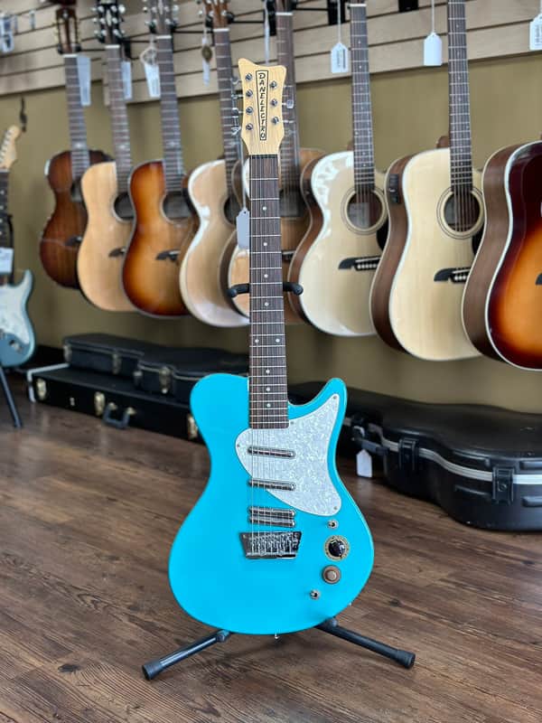 Danelectro 7-string Mod 7 Teal | Reverb