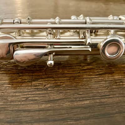 Armstrong Eb flute, RARE "Soprano Flute" silver image 13