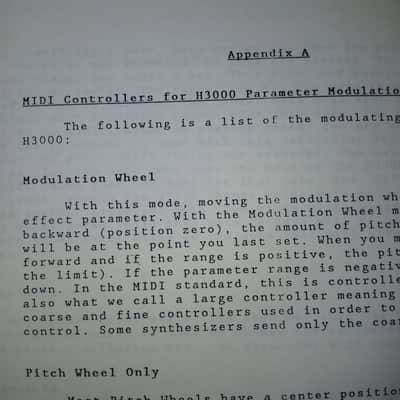 Instruction Manual (copy) for Eventide H3000 Ultra-Harmonizer 1986 image 14
