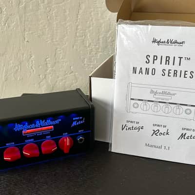 Hughes & Kettner Spirit Nano Spirit of Metal 25-Watt Mini Guitar Amp Head 2020 - 2021 - Black image 4