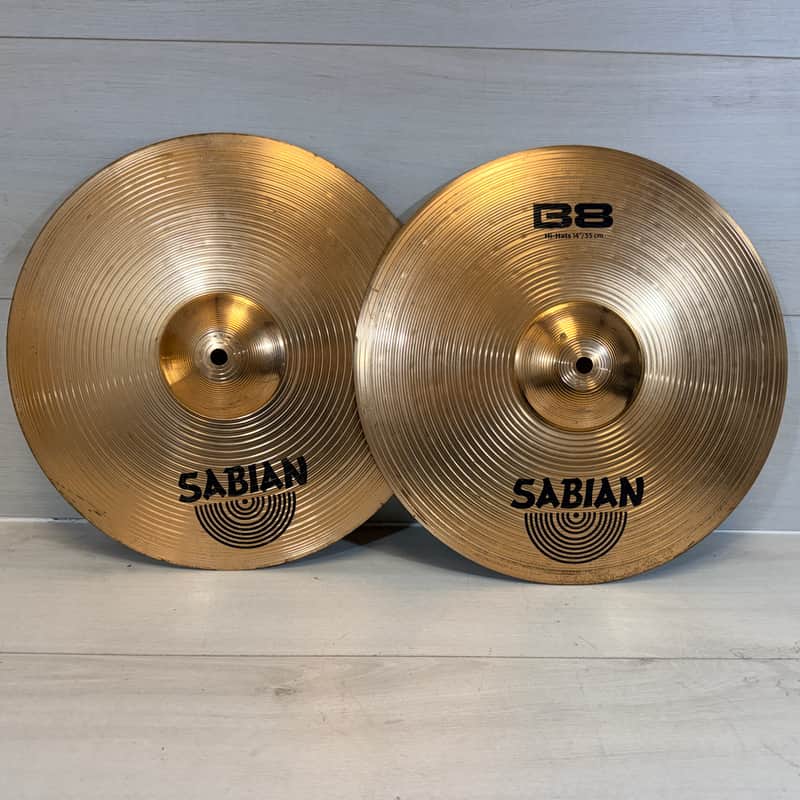 Sabian B8 14" Hi-Hat Cymbal Pair 1990s–2000s