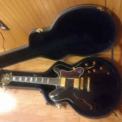 Epiphone Sheraton Korean 1987-97 Black image 1