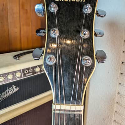 Gretsch 7681 Super Axe Electric Guitar w/Gig Bag - Ebony Stain (1979) image 5