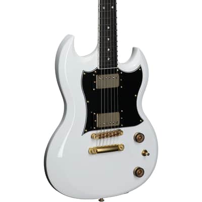 Schecter Zacky Vengeance H6LLYW66D Electric Guitar, Gloss White, Open Box (Very Good) image 1