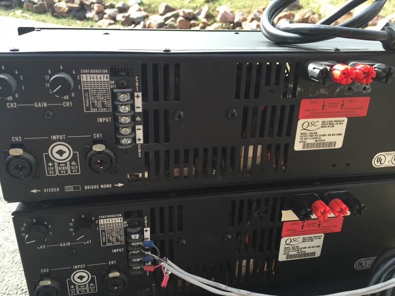 QSC USA 900 Power Amp amplifier | Reverb