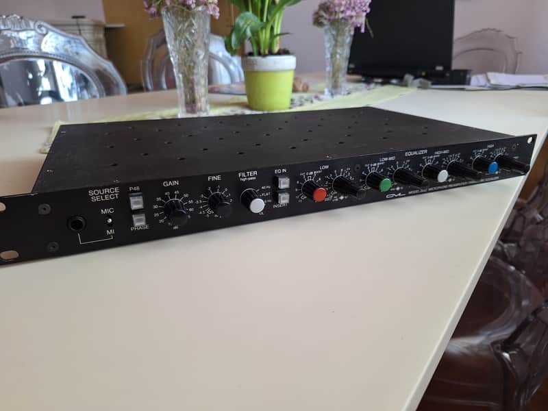 GML 2032 Channel strip preamp equalizer DI eq last version (N. 4 available) image 1