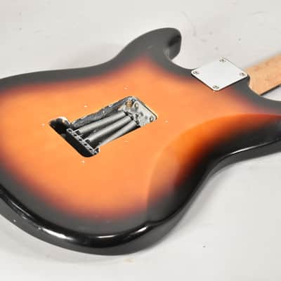 HSS Partscaster Strat Type Sunburst Finish Electric Guitar image 7