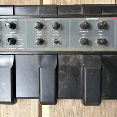 READ DOD TR3M metal electric guitar multi effect pedal work station  - Black  vintage electric guitar image 4