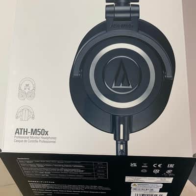 Audio-Technica ATH-M50X Black New in OPENED BOX 2000's - BLACK image 1